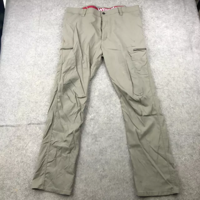 WRANGLER PANTS MENS 40x32 Beige Hiking Pants Stretch Casual Outdoor Series  * $19.71 - PicClick