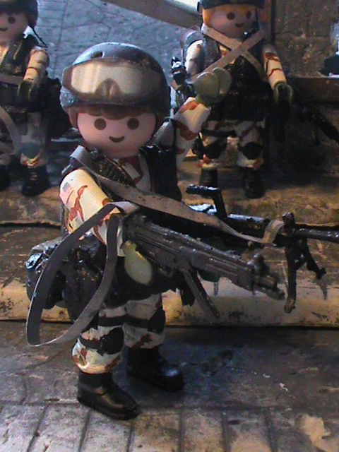 Figurine Playmobil Personnalisée – US Delta Force Somalie 1993 (REF-0260 Bis)