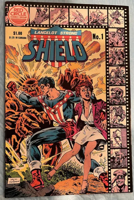LANCELOT STRONG: THE SHIELD #1 RED CIRCLE COMICS/Archie Comics 1983 VF+/NM