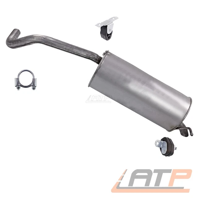 Sportauspuff Endschalldämpfer Für Seat Ibiza 6L 2 X 76mm RL-Design
