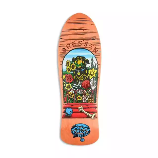 Santa Cruz Dressen Pup 9.5" Reissue Skateboard Deck