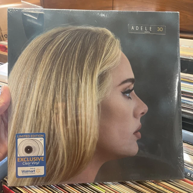 ADELE 30, WALMART EXCLUSIVE, 2LP NEW / Sealed Clear Vinyl Record Album