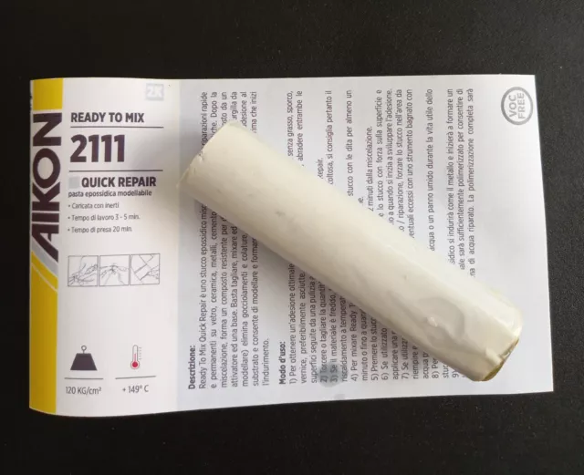 Pasta Epossidica  Modellabile - Quick Repair - 2 Pezzi