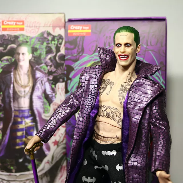 Joker DC Suicide Squad 1:6 Modellino Vestito 12" Collezione Crazy Toys Nuovo