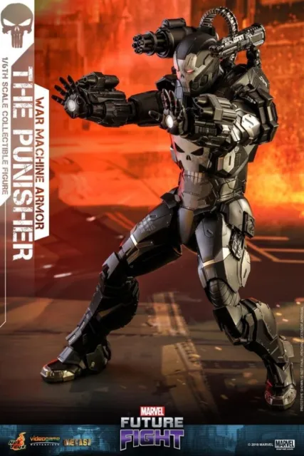 Ready Hot Toys VGM33D28 Marvel Future Fight 1/6 The Punisher War Machine Armor 3