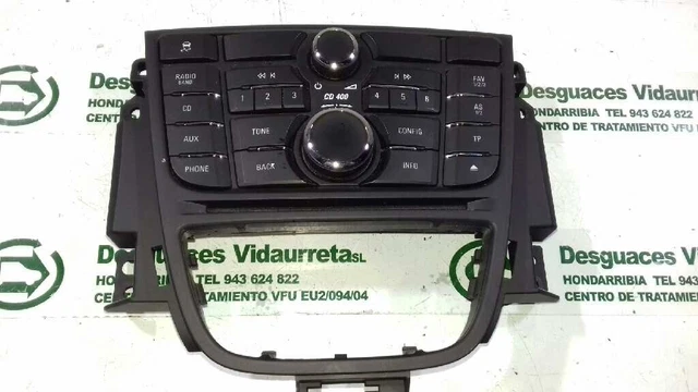 13346050 Impianto Audio / Radio Cd / 28273787 / 1412280 Per Opel Astra J Lim. En