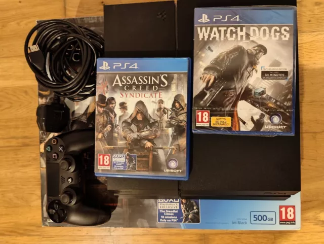 SONY PLAYSTATION 4 500GB Assassin s Creed Syndicate Watch Dogs