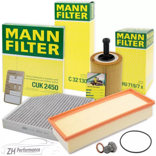 Mann-Filter Inspektionspaket Filtersatz A Für Audi A4 8K B8 A5 8T 2.0 Tdi Ab 07
