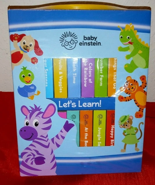 BABY EINSTEIN My First Library 12 Board Book Block Set NEW & SEALED