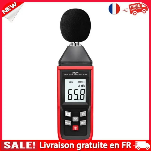 TA8151 LCD Noise Measuring Instrument 30-130dB Decibel Digital Sound Level Meter