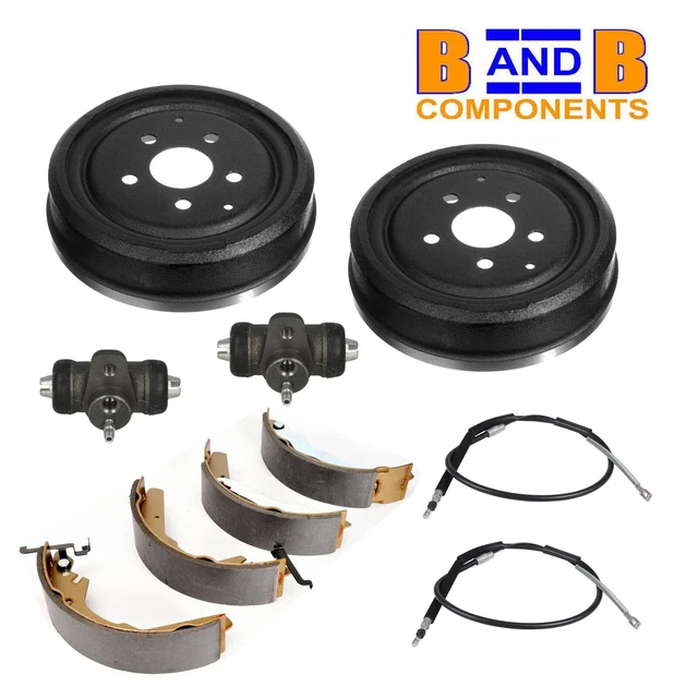 BRAKE DRUMS KIT Shoes Cylinders Cables Camper Vw Transporter T25 C299