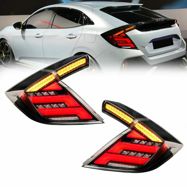 LED SEQUENTIAL TAIL Lights For Honda Civic Hatchback Type R 20162021 Rear Lamps 305.99 PicClick