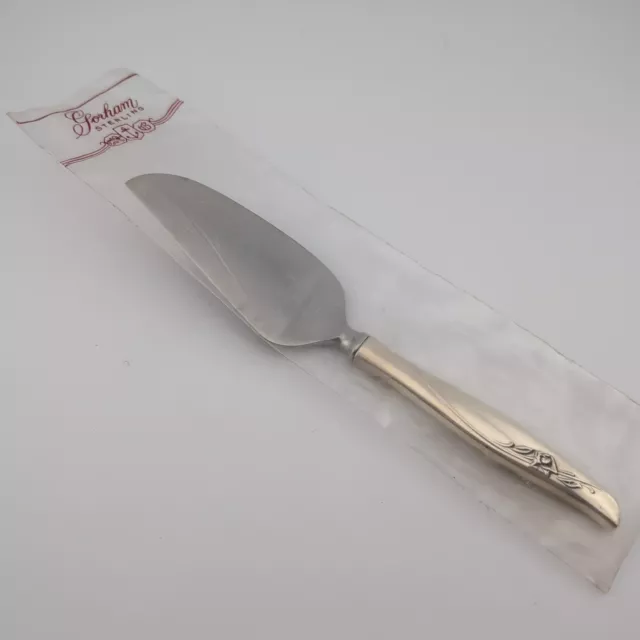 Gorham Sea Rose Sterling Silver Cheese Server - 7 1/4" - New in Package