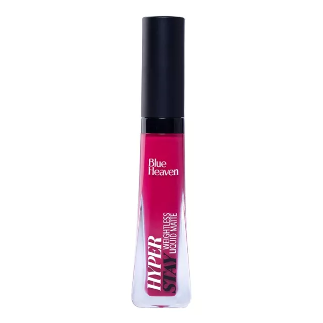 Blue Heaven Hyperstay Liquide Mate Rouge à Lèvre Rose Vif Ombre pour Femmes 6 ML