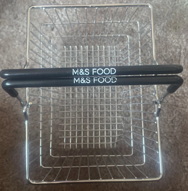 MARKS AND SPENCER M&S Little Shop Mini Brands Shopping Basket & 6 Food