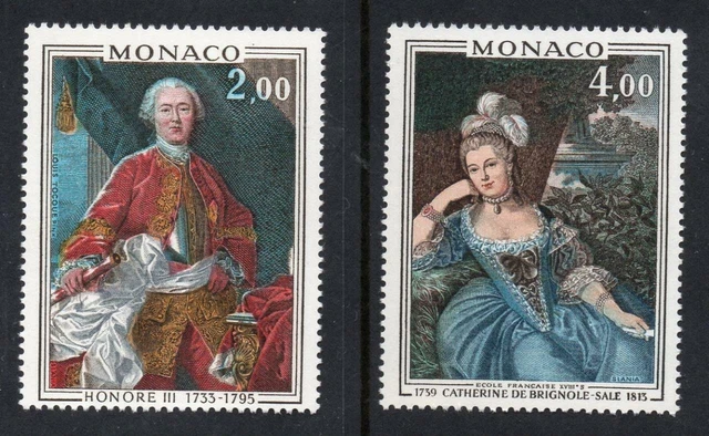MONACO MNH 1975 SG1213-14 Paintings