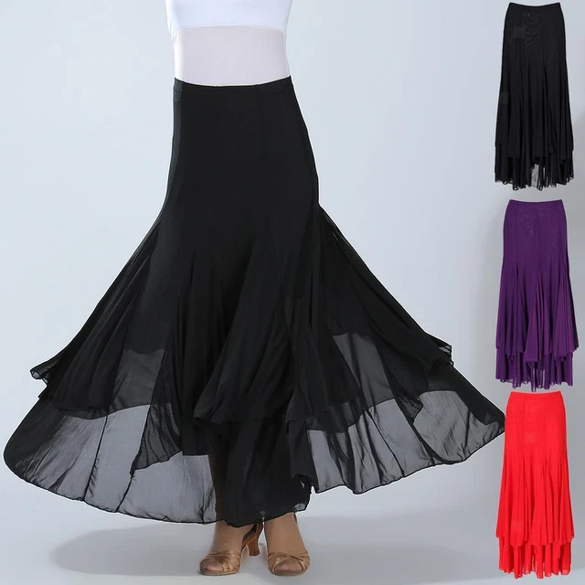 Femmes Vêtements de Danse Latine Jupe de Danse Jupe  Longue Robe