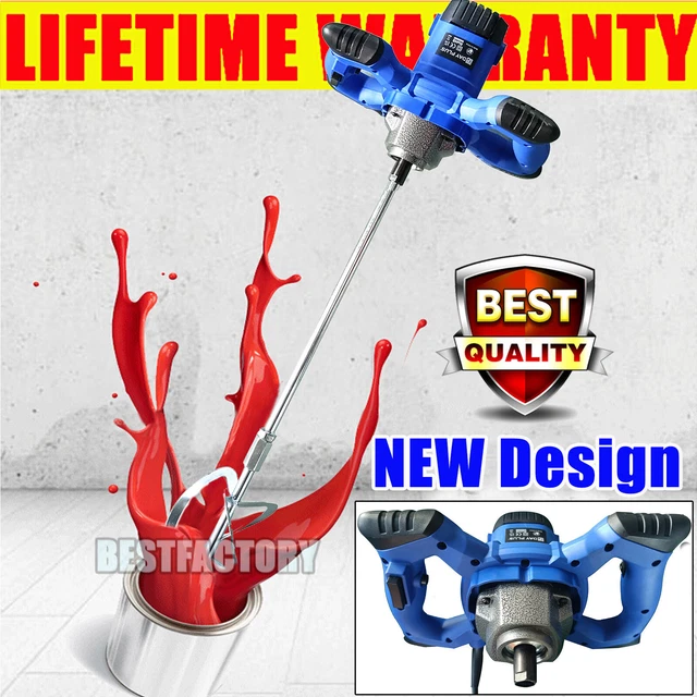 Electric Mixing Paddle Paint Plaster Cement Concrete Mortar Mixing Heavy Duty