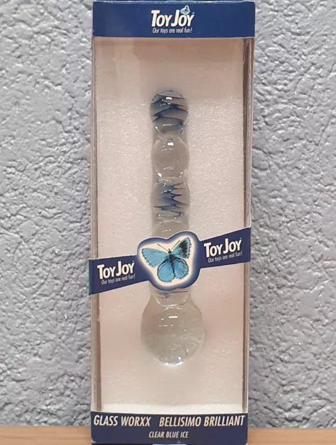 Dong ToyJoy en Verre fait main Stimulateur Anal Vaginal Sextoy Dildo Gode Vibro