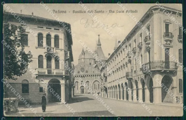 Padova Città Basilica del Santo PIEGHE cartolina VK1152