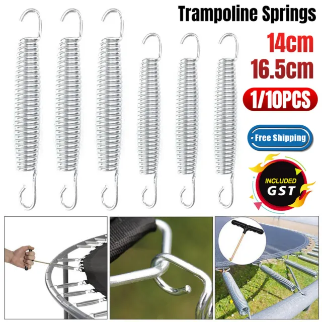 10PCS Trampoline Springs Heavy Duty Replacement Steel Repair Spring Accessories