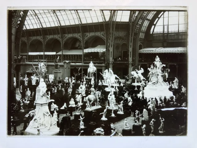 1900 PARIS EXPO UNIVERSAL GLASS PLATE PHOTO 13x18 POSITIVE PHOTOGRAPHY