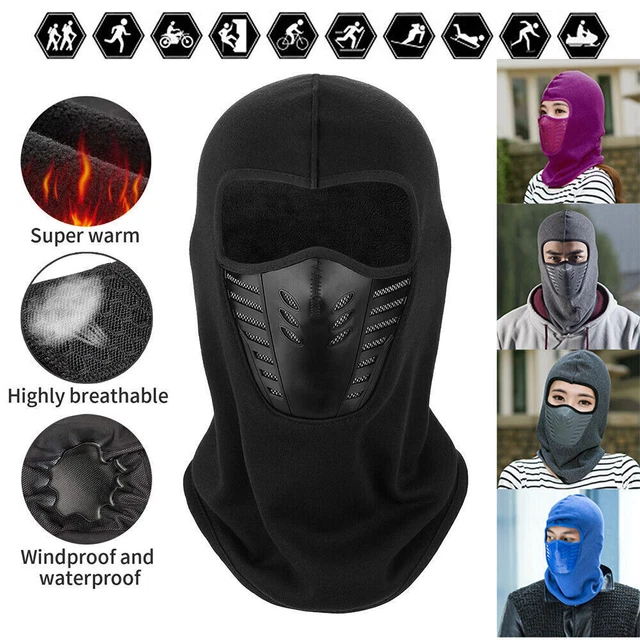 Winter Sturmhaube Sturmmaske Motorrad Skimaske Balaclava Kopfhaube Winddicht DE