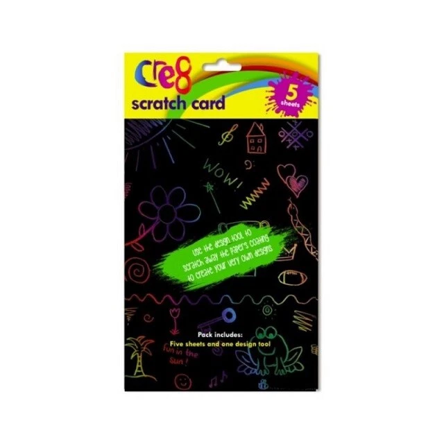 A5 Scratch Art Garabato Hojas Tarjeta Manualidades Dibujo Activity's Iris Bolsa