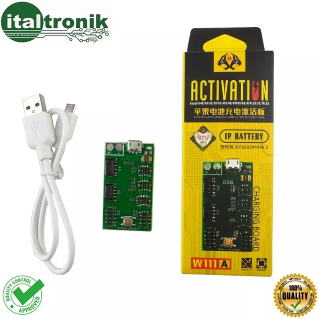 Mini Tester Attivatore Batteria Iphone Per Serie 4, 5, 6, 7