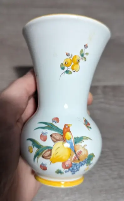 Vintage 5" Handpainted Art Pottery Vase France Poterie a la Chapelle des pots
