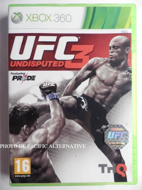jeu UFC UNDISPUTED 3 pour xbox 360 en francais combat game spiel juego complet