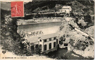 CPA the Auvergne - the dam sioule - the factory and the dam (988925)
