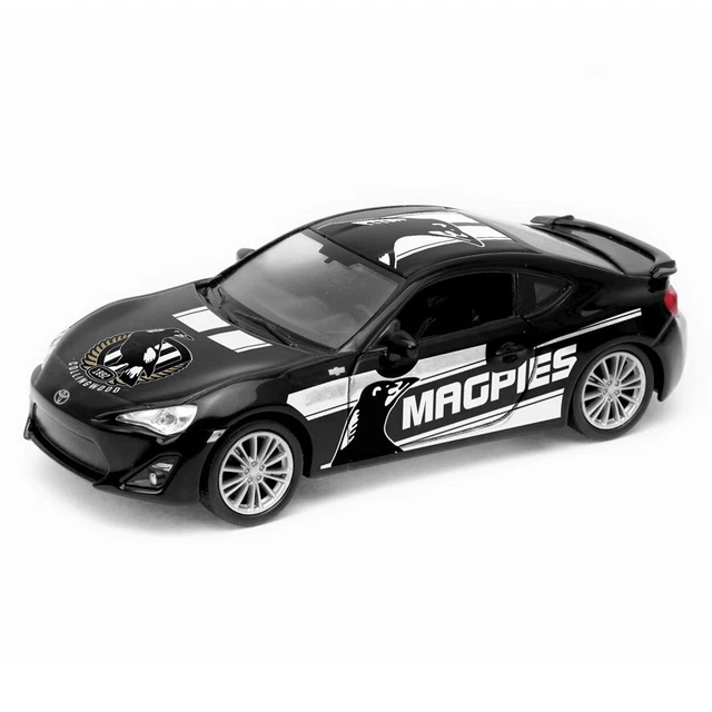 AFL COLLINGWOOD MAGPIES 2023 Toyota Supra Collectable DieCast Model