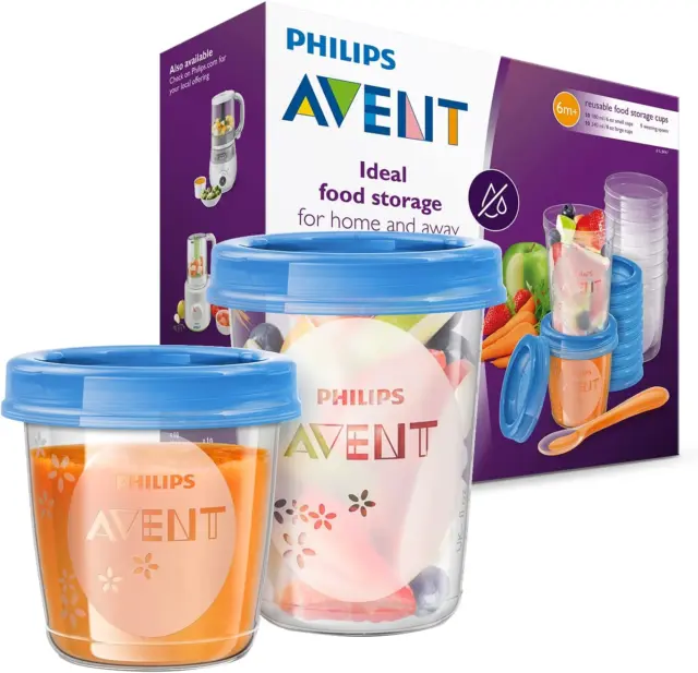 Set Vasetti per La Conservazione Delle Pappe, 10 Pezzi 180 Ml + 10 Pezzi 240 Ml