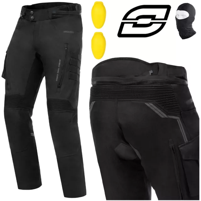 Motorrad Hose | OZONE UNION II ST | Motorradhose mit Protektoren Herren Textil