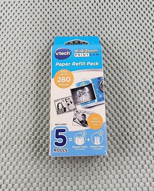 VTECH KIDIZOOM PRINTCAM Paper Refill Pack 280 Photos 3 Regular Rolls