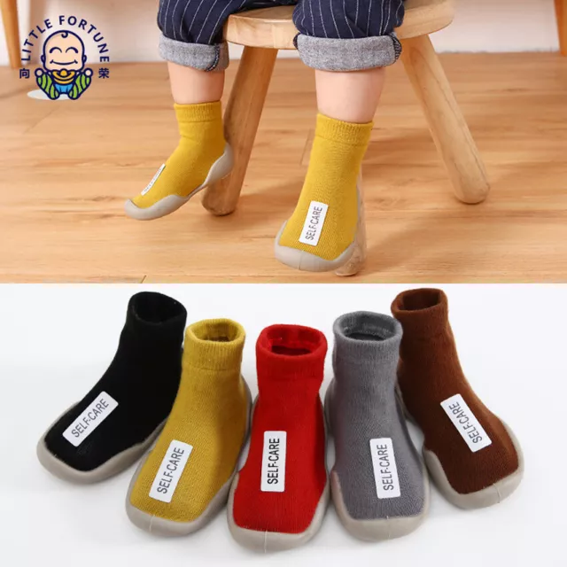 Pantofole antiscivolo bambina bambini bambini scarpe di cotone inverno caldo