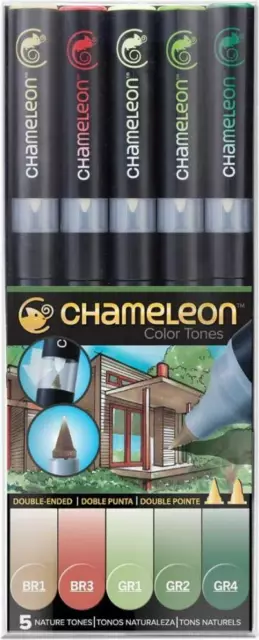 Chameleon Farbtonmarker - 5Er Set - Naturtöne