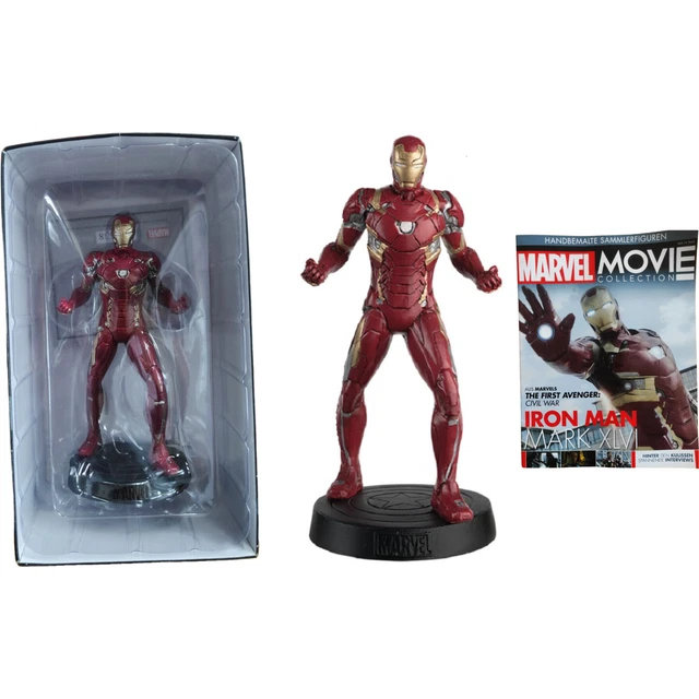 Figurine Eaglemoss Iron Man Mark 46 - Marvel Super Heroes - Statue 13cm Avec Magazine