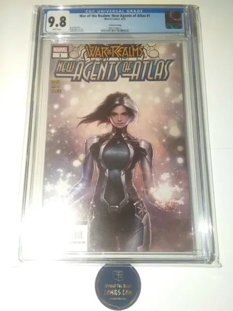 WAR of the REALMS NEW AGENTS ATLAS #1  CGC 9.8 2nd PRINT LUNA SNOW JEEHYUNG LEE