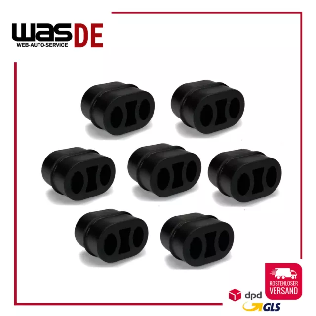 7 x Auspuff Gummi für OPEL ASTRA,CORSA,INSIGNIA,VECTRA,ZAFIRA, SAAB Halter