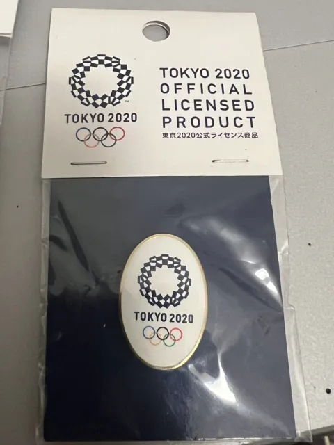 Rare Tokyo 2020 Olympics Pin Badge Japan Brand New Logo Official