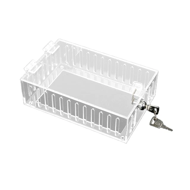 Scatola serratura universale per controller termico a parete viene fornita con set di montaggio