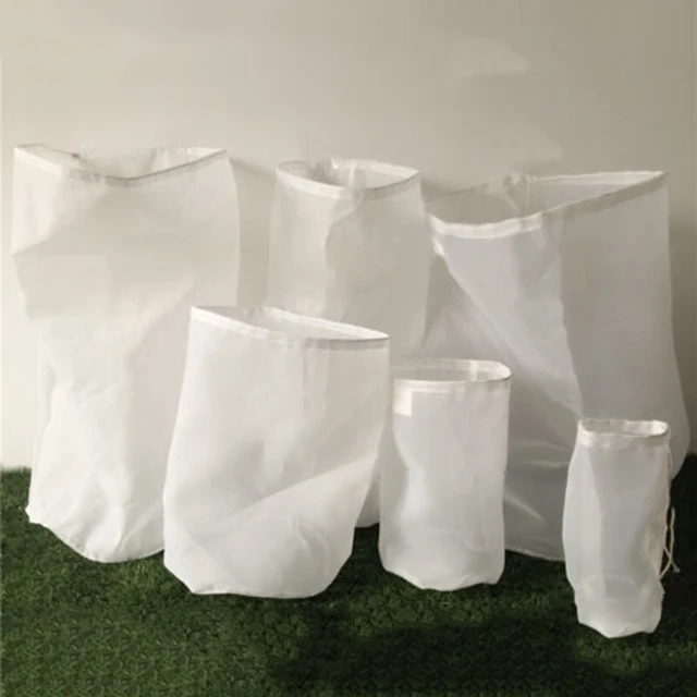 Filtros fáciles de hacer con la robusta y reutilizable bolsa de filtro de nailon