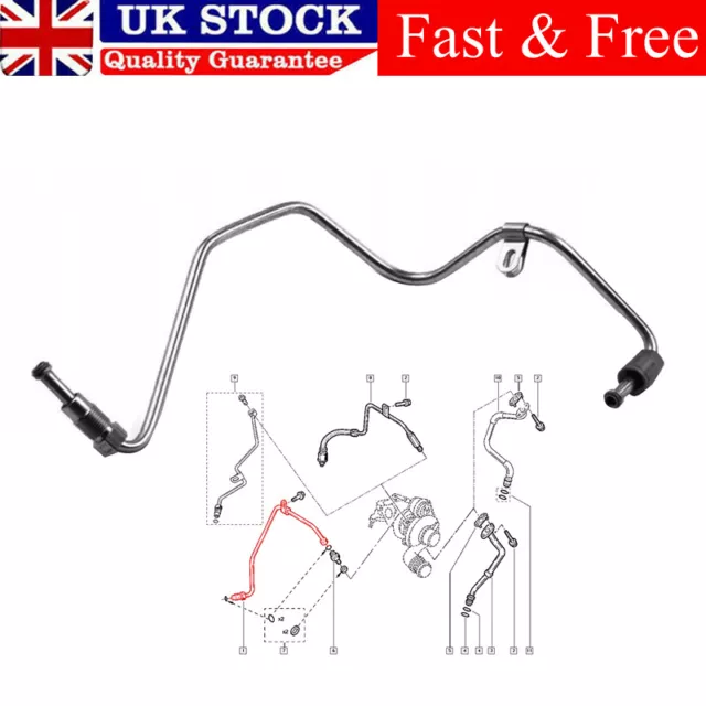 Turbo Oil Feed Pipe Line For Carisma / SpaceStar 1.9DID F9Q engine 00-04 OP10095