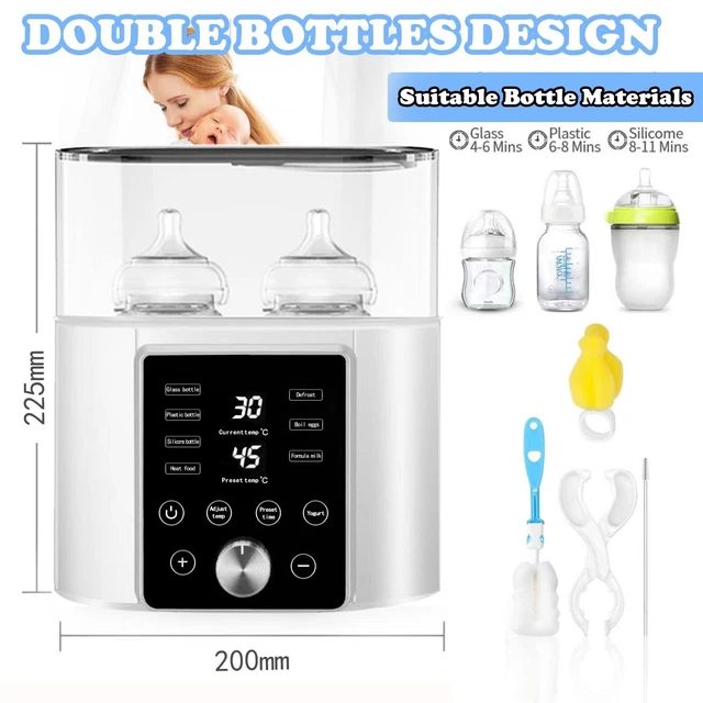 Portable Baby Bottle Warmer 8 in 1 Milk Warmer of Breastmilk Formula Regular Mil