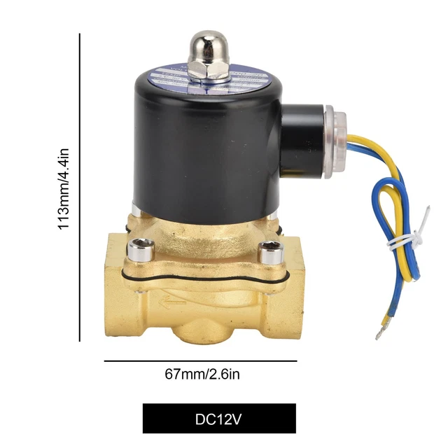 (default)Electric Solenoid Valve Normally Closed Electric Solenoid Valve