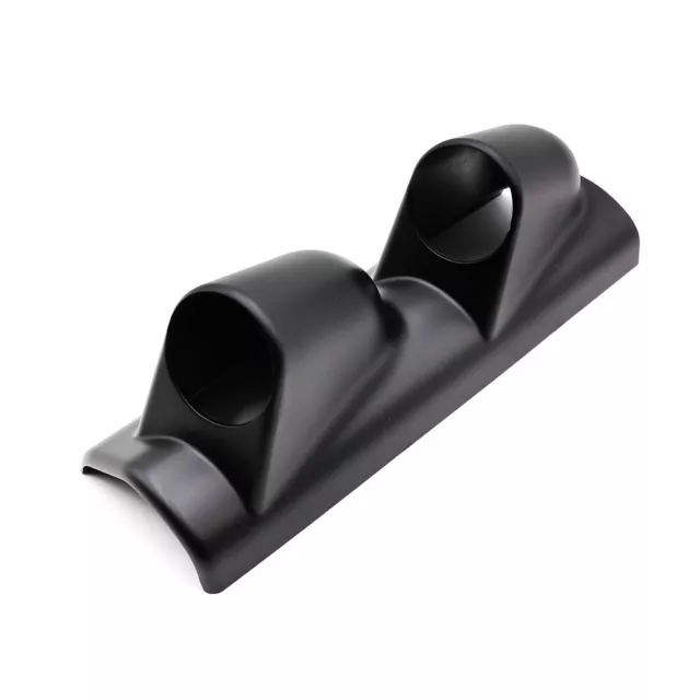 Universal 2"52mm Car Bracket Pillar Meter Dual Hole Gauge Pod Mount Holder Black