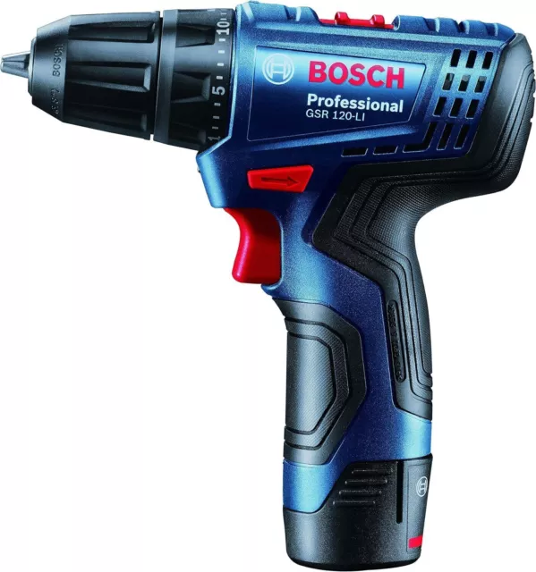 Bosch Professional GSR 120-LI Taladro atornillador inalámbrico, 12 V,... 2