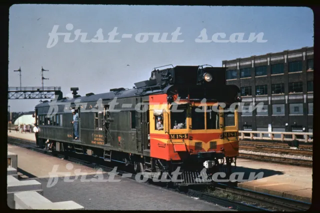 R DUPLIKATRUTSCHE - ATSF Santa Fe M184 Motorrad bei Joliet IL 1952